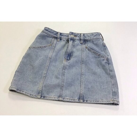 Pacsun LA Size 24 Denim Retro/Y2K Skirt With Front Pockets 🩵 - Picture 1 of 3